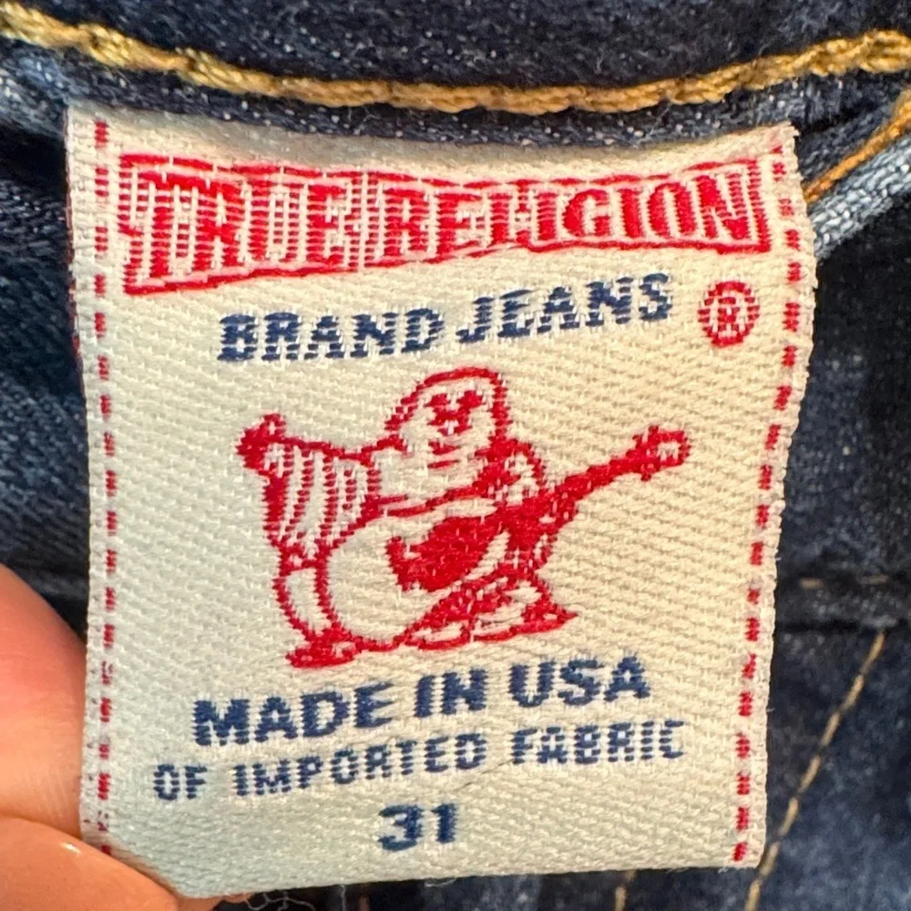 True Religion Indigo Jean Shorts